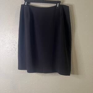 Womens Black Pencil Skirt Medium Classic Business Office Corporate Foundation